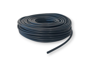 4mm Silicone vacuum line in Black - sold by the meter