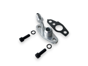 All: Turbo Oil Feed and Drain Flange CT20 CT26 4AN Feed AN10 Drain