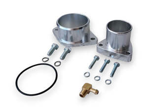 Silicone hose adaptors for GT25-28 flanged turbos