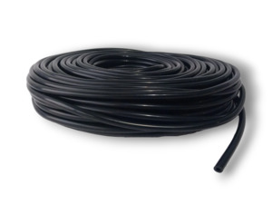 3mm Silicone vacuum line in Black - sold by the meter 3mm Silicone vacuum line - 1m legth