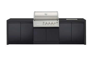 Crossray TC4KB-18 4 Burner Outdoor BBQ Kitchen with Sink