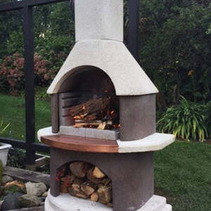 Pizza Ovens: Buschbeck St Moritz BBQ Fireplace