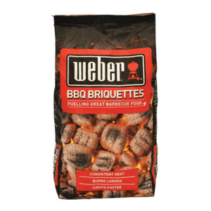 Bbq Accessories: Weber BBQ Briquettes for NZ BBQs - 10kg