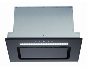 Appliances: Euromaid 52cm Black Glass Undermount Rangehood
