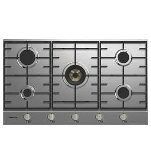 Small Kitchen Appliances: Parmco 900mm Stainless Steel, 4 Burner + Wok, Gas Cooktop I Series 7