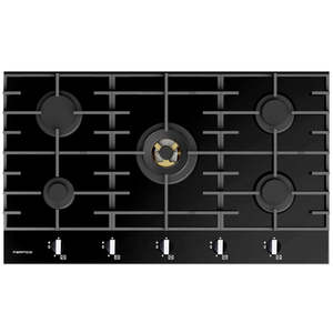 Parmco 900mm Gas Cooktop 4 Burner + Wok HO79GGW5