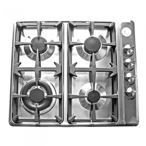 Small Kitchen Appliances: Challenger LPG Gas 4 Burner with Wok Hob