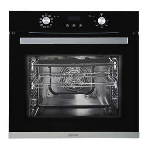 Parmco 600mm 80 Litre Oven, 10 Function, Black