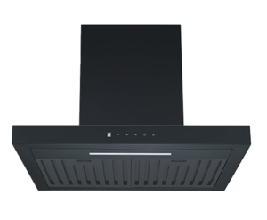 Euromaid 60cm Matte Black Canopy Rangehood