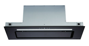 Rangehoods: Euromaid 90cm Black Glass Undermount Rangehood