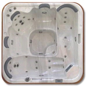 Spas Saunas: Trueform Miami Spa Pool (5 person / 28 jets)