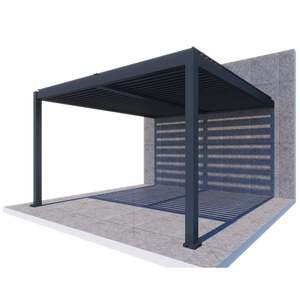 ShadeTec 4m x 4m Louvre Wall Mounted System