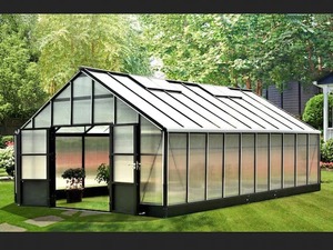 Evergreen Pro Greenhouse 17ft x 24ft Black