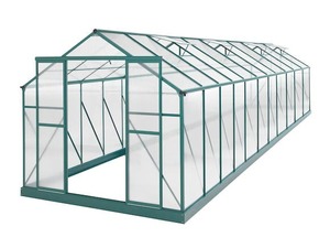 Evergreen Greenhouse 8ft x 21ft Green 6mm