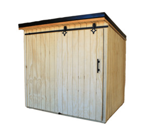 Sheds Cabins: Wood Shed 2.4m x 1.8m - Kitset