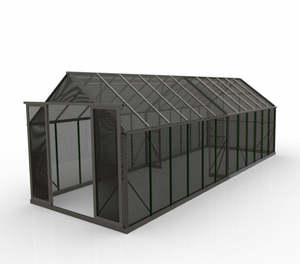 Sheds Cabins: 8x24ft (2.6x7.8m) Shade House Aluminium Shade Mesh
