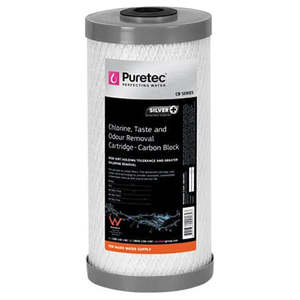 Carbon Block Maxi Plus Cartridge, 10 inch, 5um