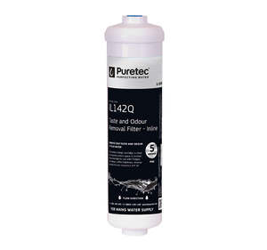 Filtration Cartridges: Puretec Inline Carbon Cartridge, 10 x 2 Inch