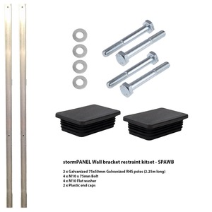 Water Tanks Accessories: Storm Panel Post Restraint Kit