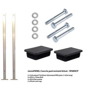 Storm Panel Concrete Pad Restraint Kit