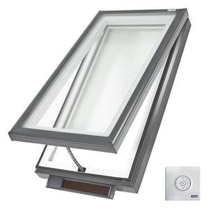 Roofing: Velux Solar Powered Opening Skylight - Flat Roof