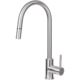 Stainless Steel Gooseneck Pullout Mixer