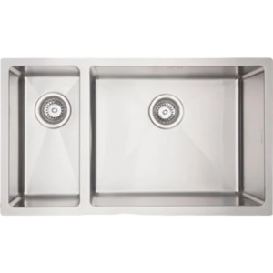 Sinkware: Mercer DV208-L Worcester 1 & 1/4 Double Bowl - Left Hand