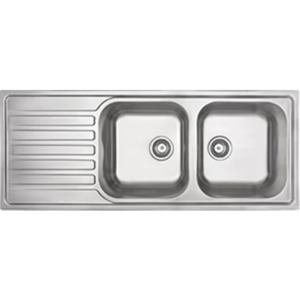 Sinkware: Mercer EW202 Wentworth Double Bowl with Drainer