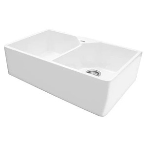 Ceramic Sinks: Mercer Butler Double Bowl DB201