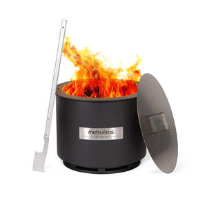 Metro: Metro 720C Fire Pit Black / Corten