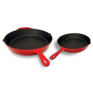 Metro: Metro Fire Pit Cast Iron Skillet Set - Enamel