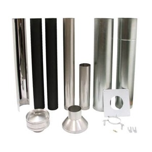 Kent Wood Fires Freestanding Flue Kit with Heat Shield