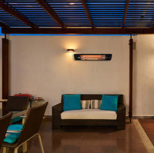 Herschel M-Colorado 2500R Medium Infrared Heater Black with Remote