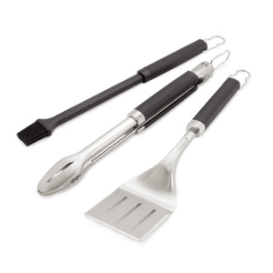 Christmas Gift Collection: Weber Precision Grill Tongs, Spatula & Basting Brush Set