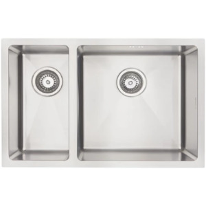 Swimming Pools: Mercer DV204-L Liverpool 1 & 1/4 Double Bowl - Left Hand