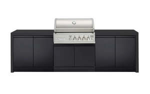 Outdoor Kitchens 1: Crossray TC4KB-17 4 Burner Outdoor BBQ Kitchen