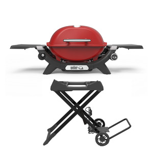 Weber: Weber Baby Q Premium (Q1200N) Flame Red LPG Bundle