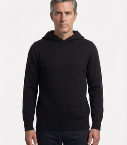 Acrux - 400 Wool Hoodie - Black