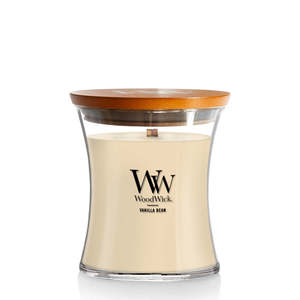 Candles Fragrances: Woodwick  - Candle - Vanilla Bean - Medium