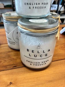 Candles Fragrances: Bella Luce - Sand Candle - English Pear & Freesia