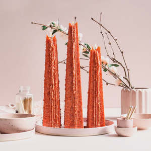Candles Fragrances: Living Light Guava Passion Icicle Candle Medium 32.5cm