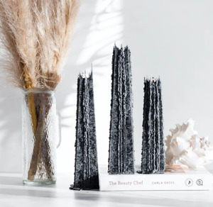 Candles Fragrances: Living Lights Icicle Candle Sandalwood Small 29cm