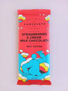 Pantry: WFC - Strawberries & Cream Milk Chocolate 75g
