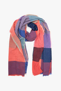 Antler Peach Pop Scarf