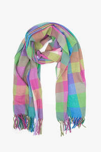 Accessories: Antler Confetti Check Scarf