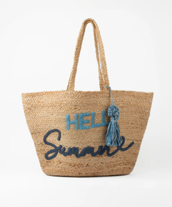 Bags: Stella + Gemma - Jute Shopper - Hello Summer