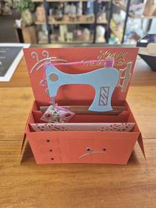 Tena Koe Cards: CBF - Mothers Day - Sewing Station - Pop Up