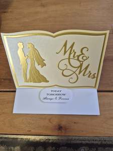 Tena Koe Cards: CBF - Mr & Mrs - Pop Up