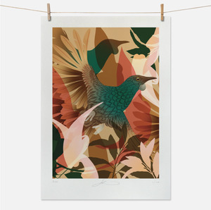 Tūī Whenua Boutique Print A4