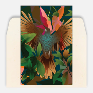 Tena Koe Cards: Tūī Wai Greeting Card